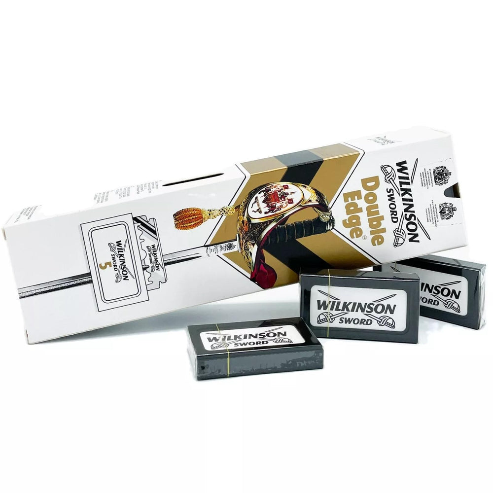 Wilkinson Sword Classic DE razorblades 100-pack front view for reliable daily shave