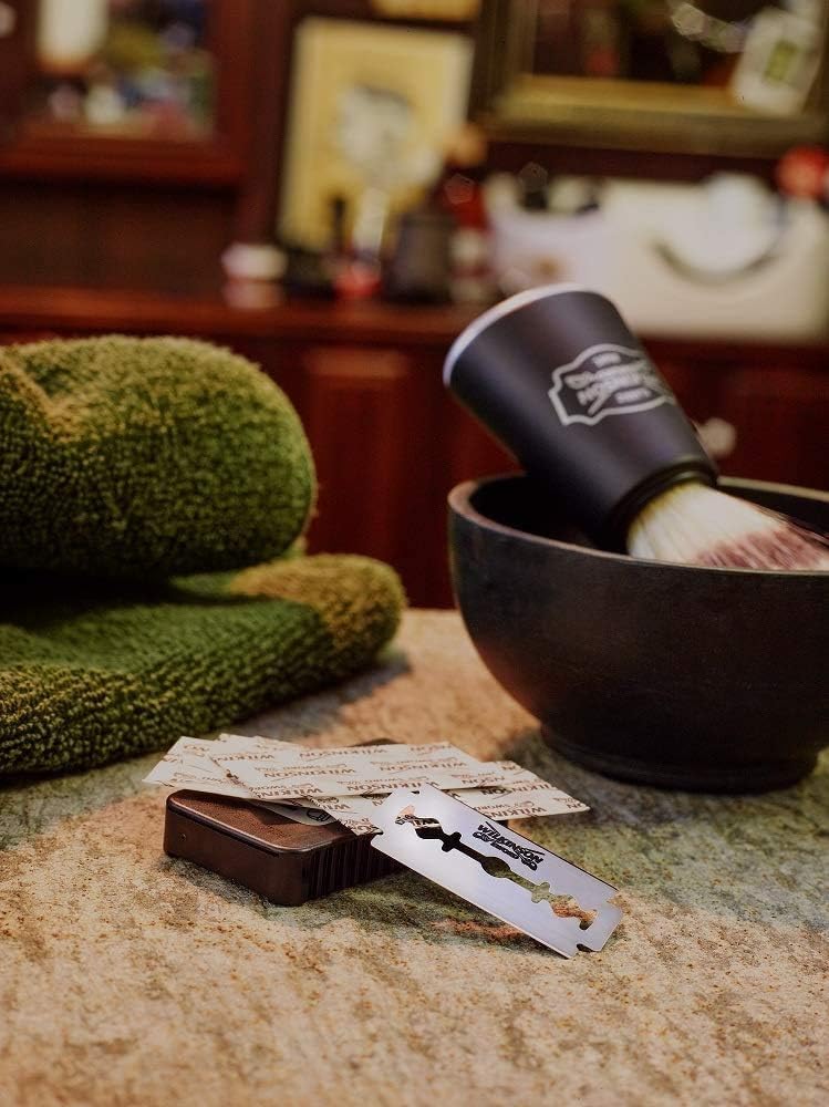 Wilkinson Sword Classic DE razorblades razor blade exchange illustrates safe, clean swaps