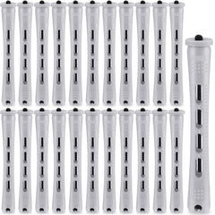 Willbond 60pcs perm rods gray pack enables versatile home curling options.
