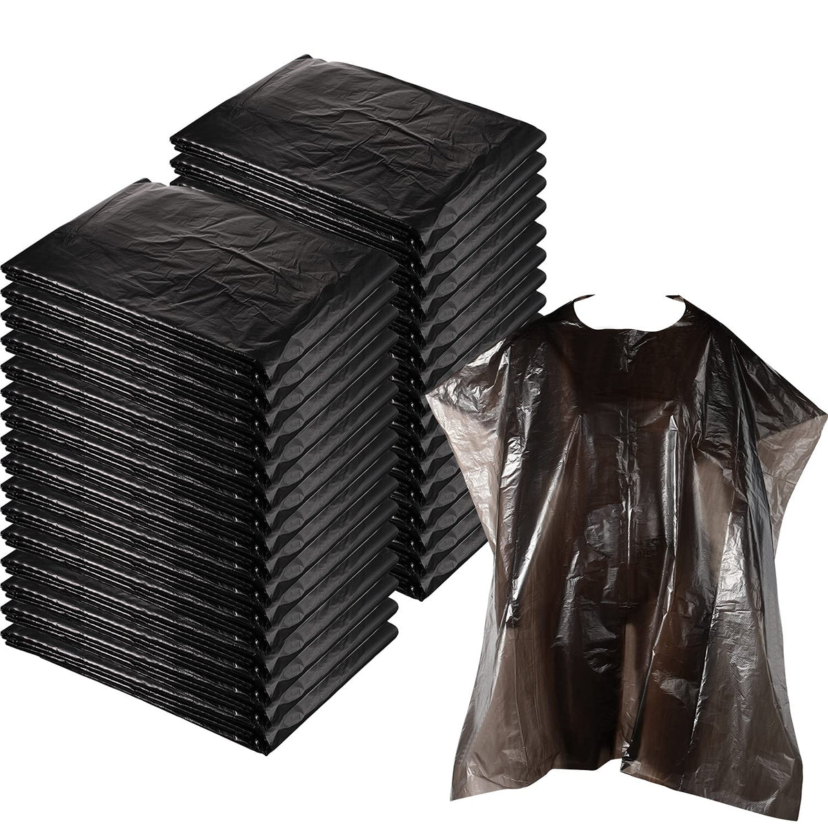 WILLBOND disposable salon cape packaging front protects outfits before service.