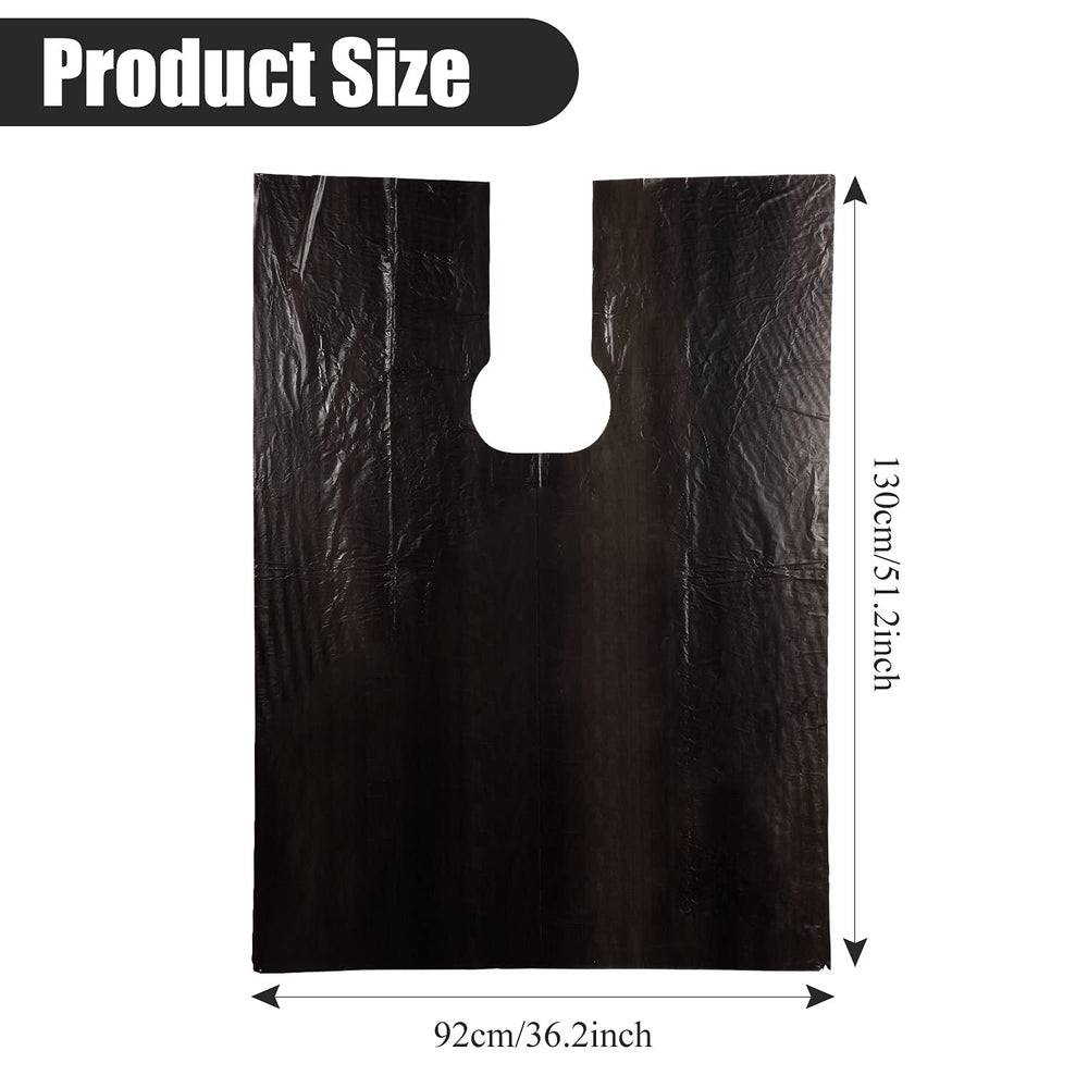 WILLBOND disposable salon cape unfolded drape covers client during dyeing.