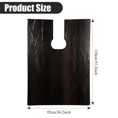 WILLBOND disposable salon cape unfolded drape covers client during dyeing.