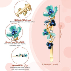 Willbond gold-tone metal hairpins closeup with durable shine.