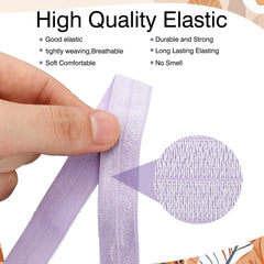 Willbond hair bow project using 5/8 inch width—folds neatly for neat edges