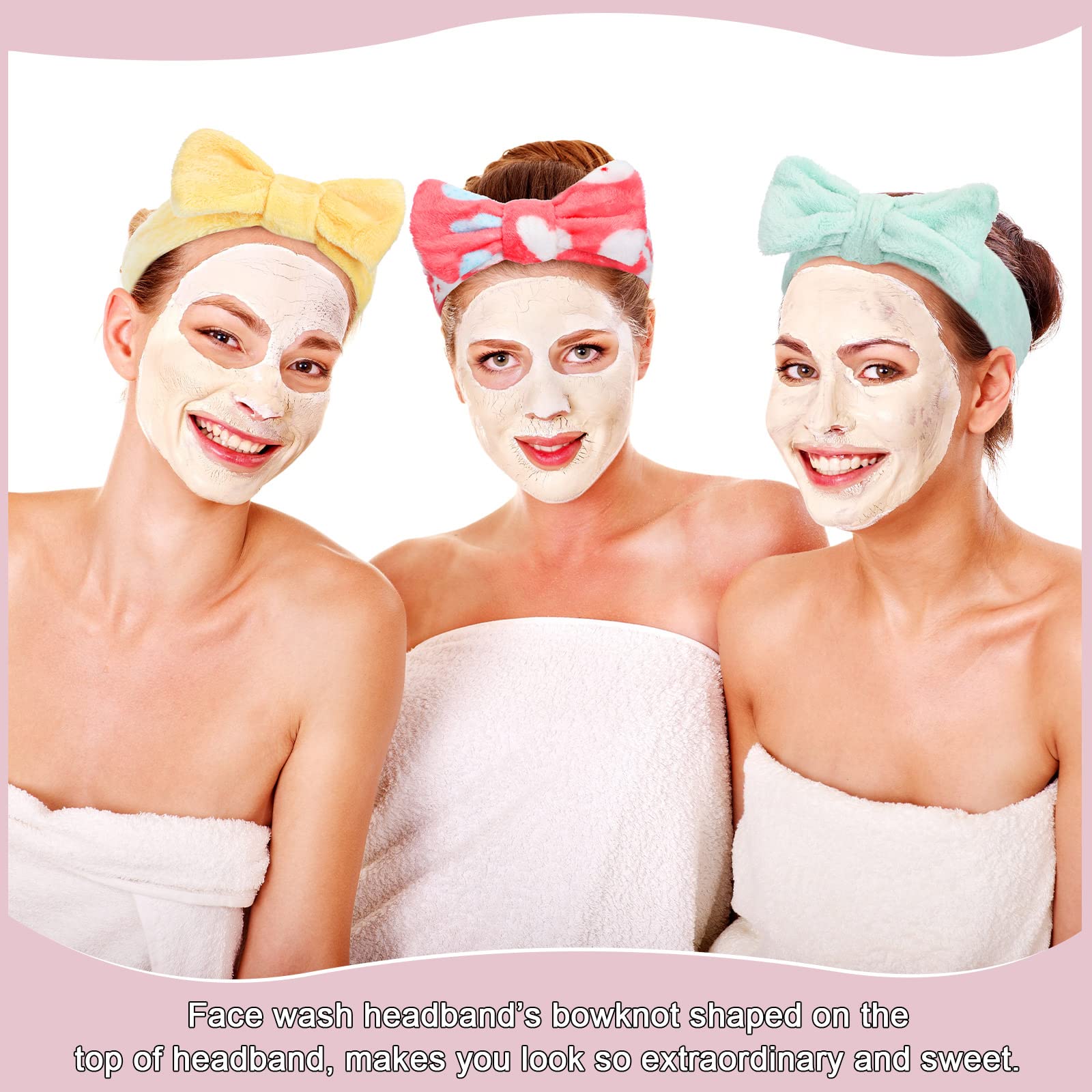 WILLBOND bulk makeup headbands; vibrant colors suit gifting and shared use.
