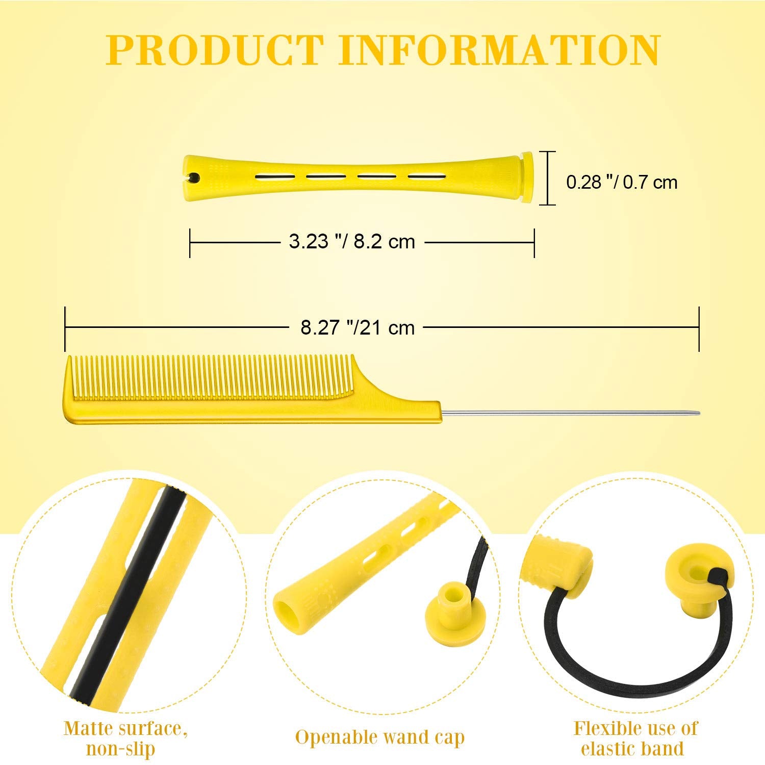 Willbond stainless steel rat-tail combs for precise strand separation.