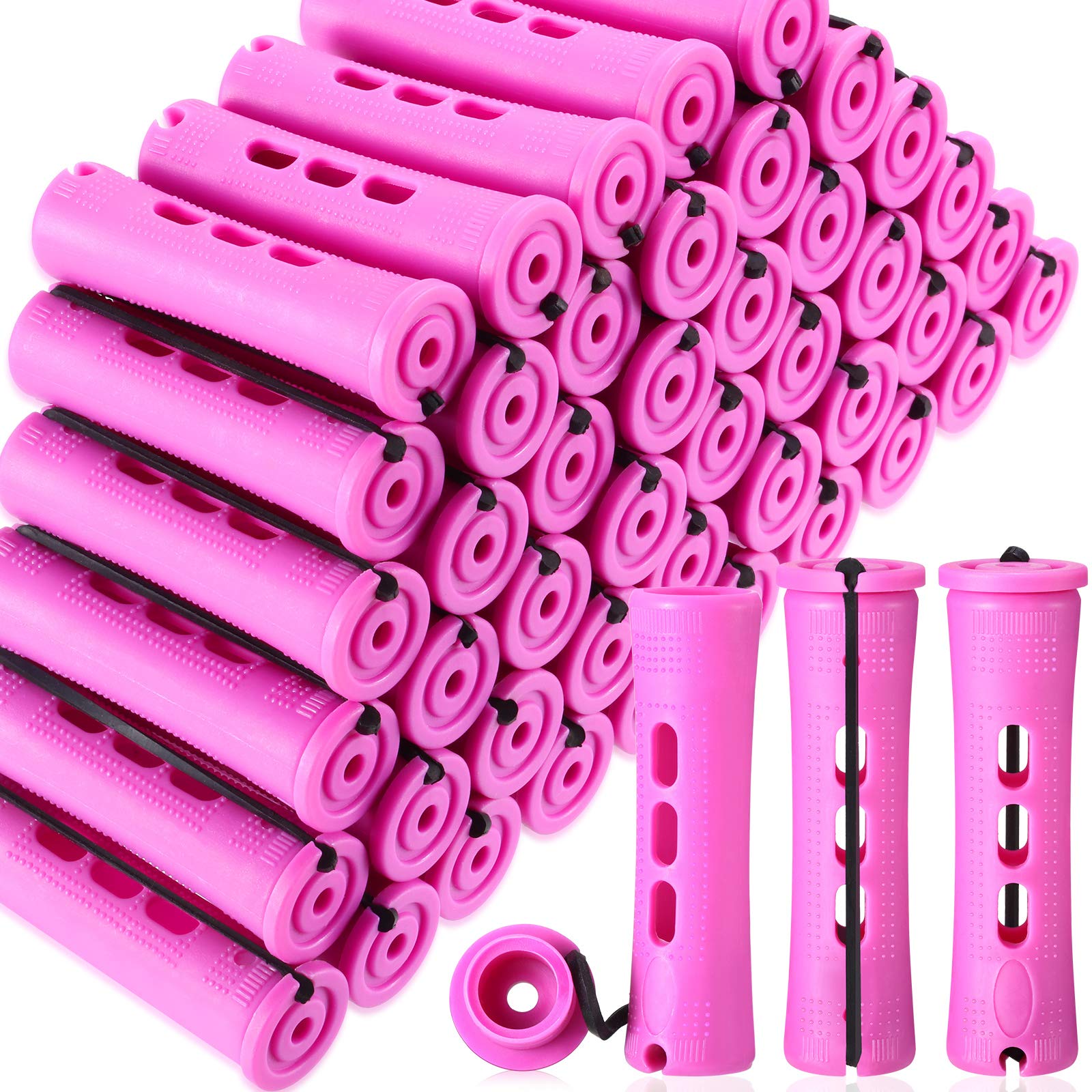 WILLBOND 60 purple perm rods pack for home styling and sharing with family.