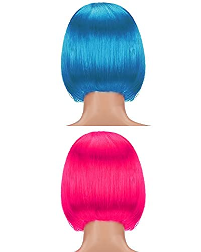 WILLBOND vibrant two-piece colorful wig pack for versatile looks