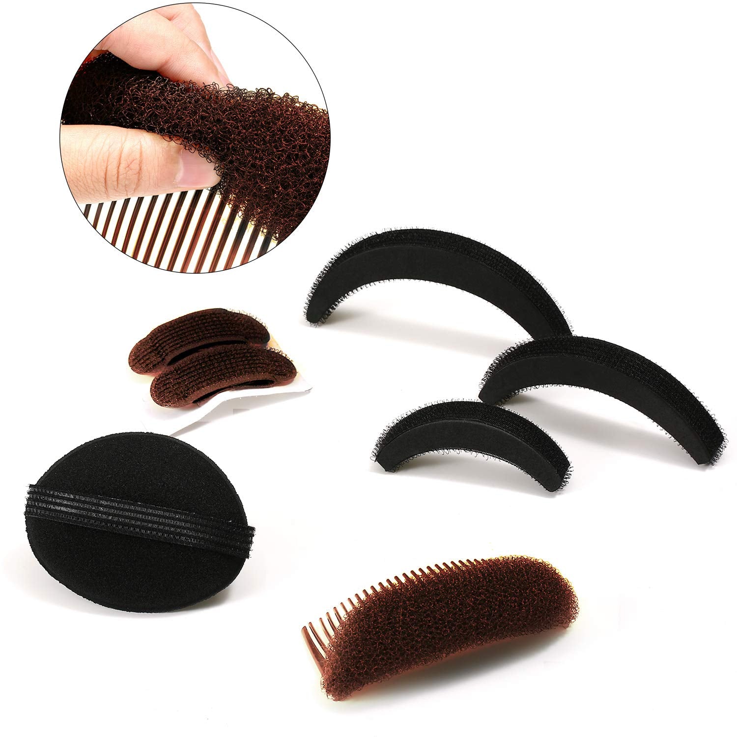 WILLBOND updo accessories in-use shot suggests effortless wedding or party styling
