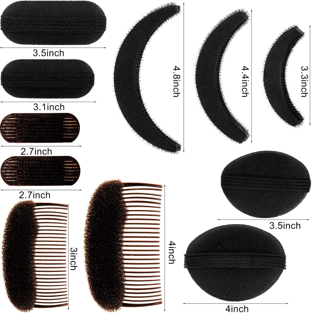 WILLBOND volume base clip in hair demonstrates easy DIY bouffant for everyday elegance