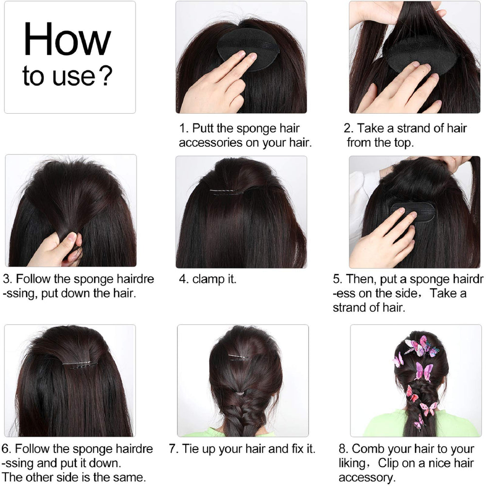 WILLBOND volume base various sizes image shows adaptable options for different hair types