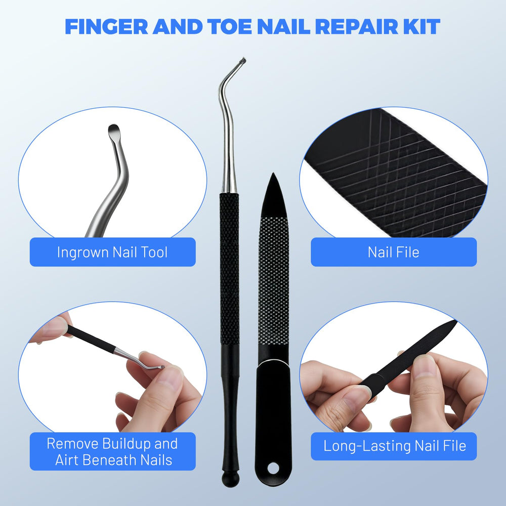 Willbuy 5-piece nail care set—comprehensive home grooming tools.