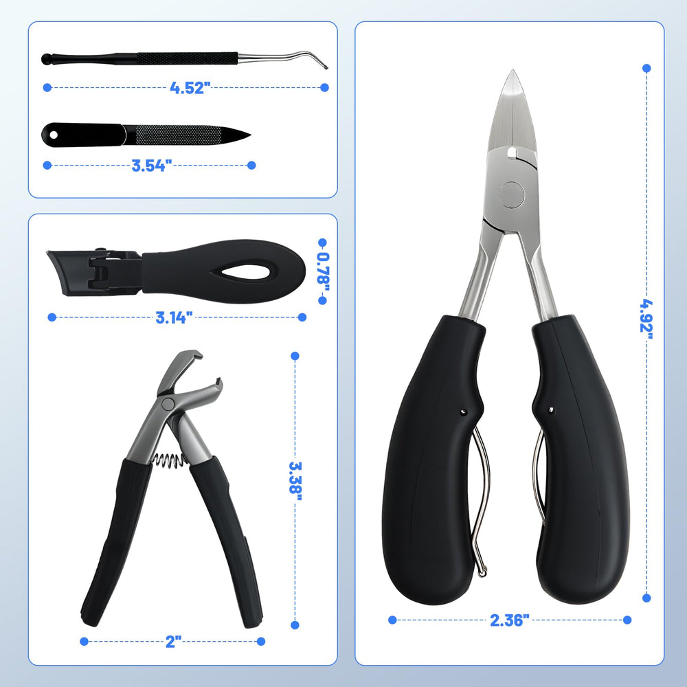Willbuy angled-head 7-angle clippers—easier reach for comfortable trimming.
