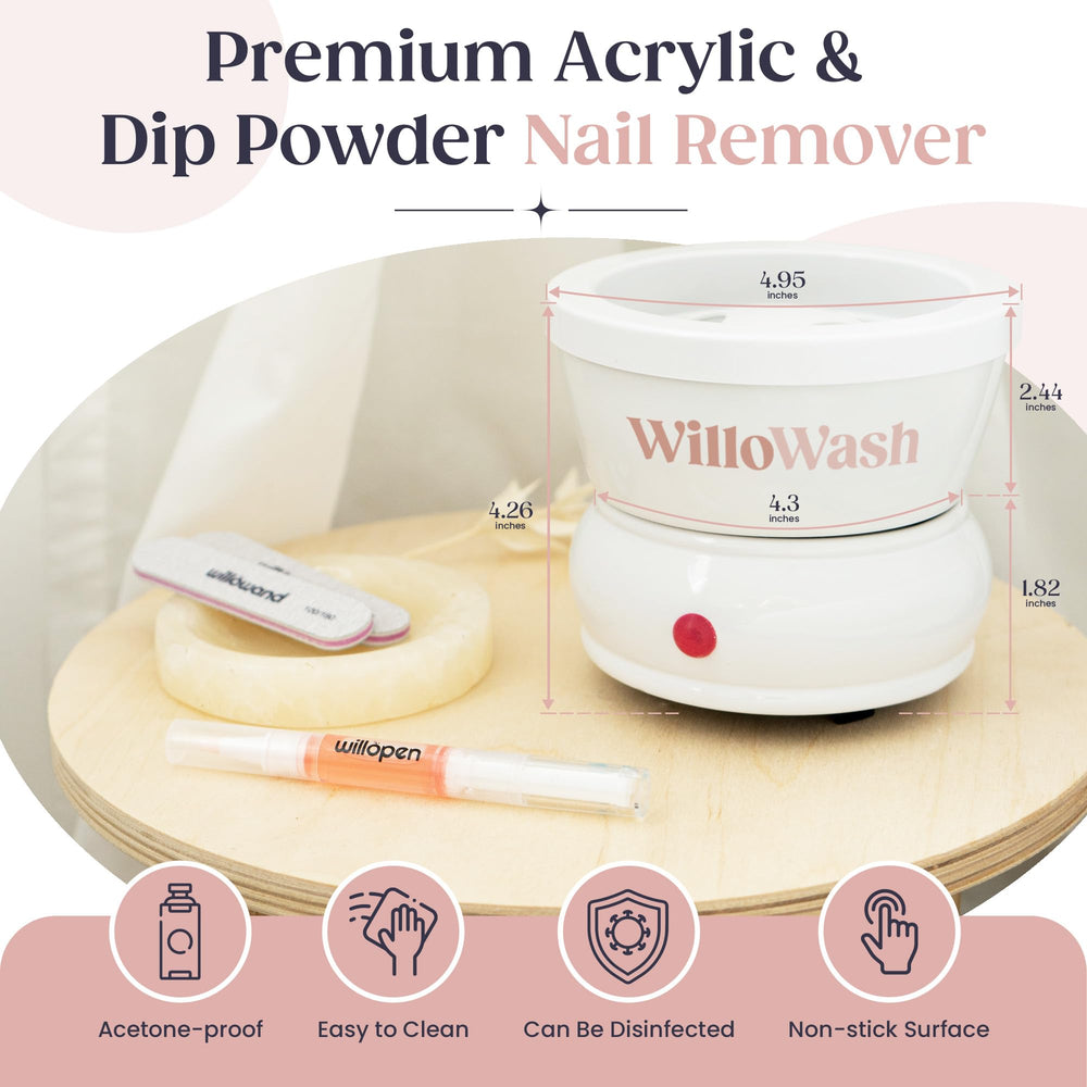 Willowash acetone warmth indicator to monitor heat safely