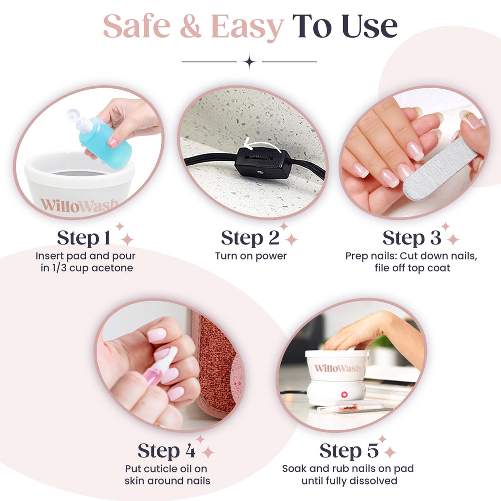Willowash durable acetone-proof bowl designed for repeated use