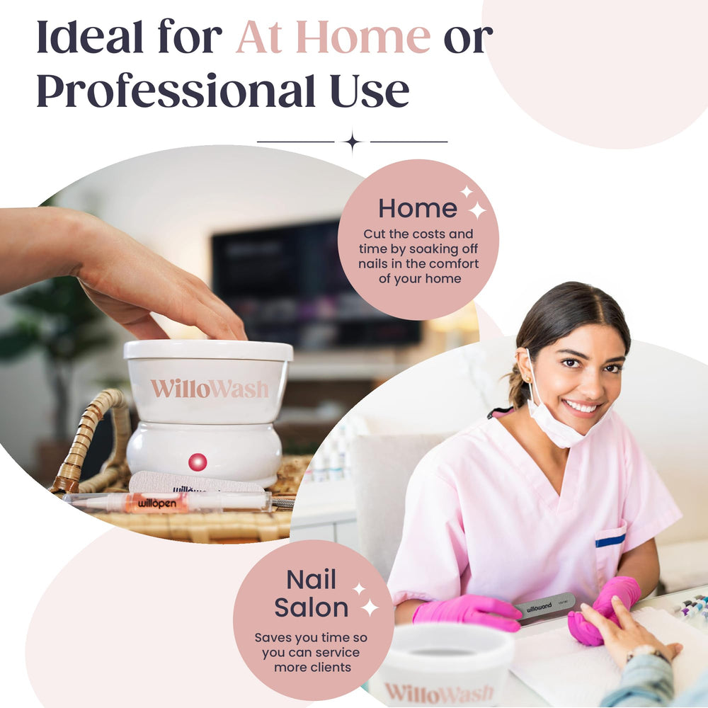 Willowash salon-owner design for professional results at home