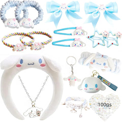 WINBBY blue kawaii headbands bundle for versatile daily outfits.