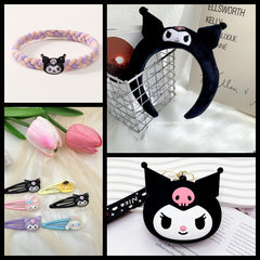 WINBBY plush headband and fluffy accents perfect for cozy, comfortable wear at home or events.