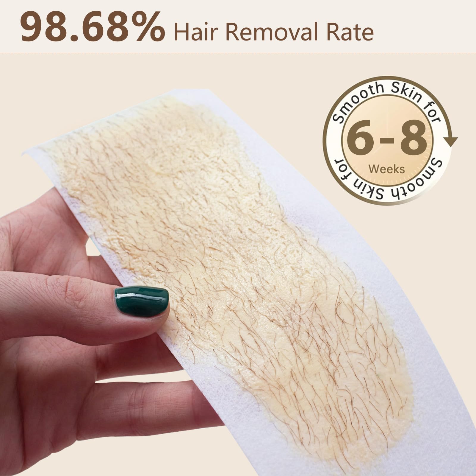 Wind in Hand sugar wax ingredients close-up highlights natural sugar and citric acid for gentle exfoliation