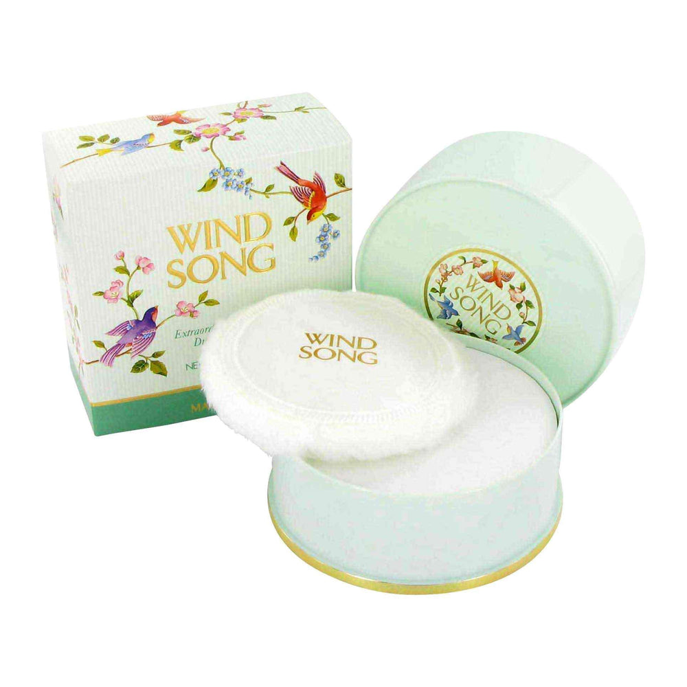 Wind Song dusting powder from Prince Matchabelli delivers long-lasting floral freshness.