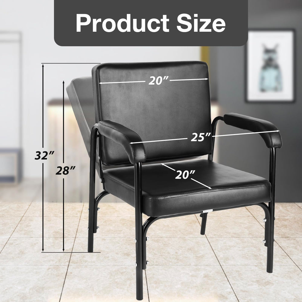 WINEDYOUNG shampoo chair memory foam seat delivers soft, elastic comfort