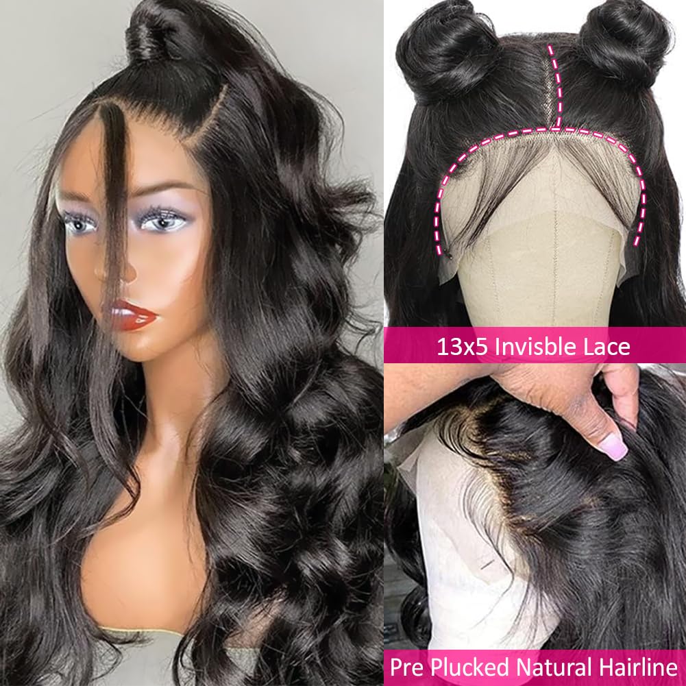 Wingirl 26-inch lace front wig close-up shows seamless lace detail for skin-melt