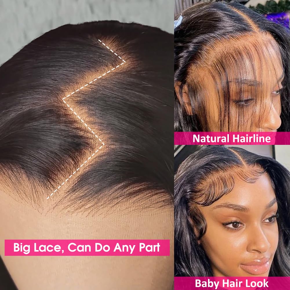 Wingirl 13x5 transparent lace front blends with skin tone