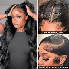 Wingirl HD lace front with bleached knots for seamless scalp blend.