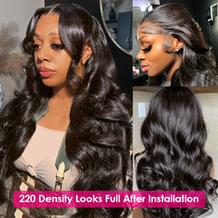Wingirl HD lace front wig close-up showing baby hairs for realistic hairline