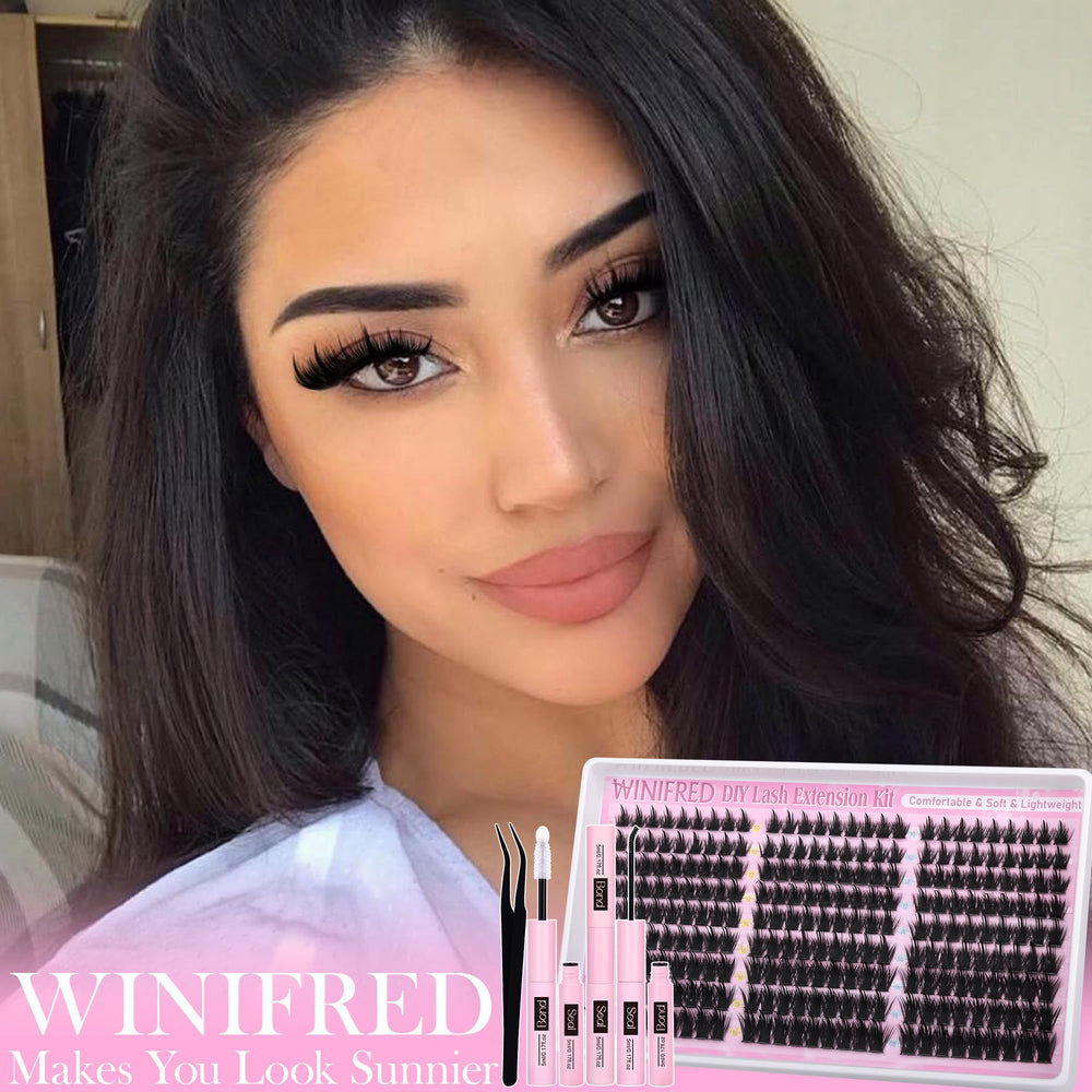 Winifred wispy fairy lashes 10-18mm blend with natural lashes