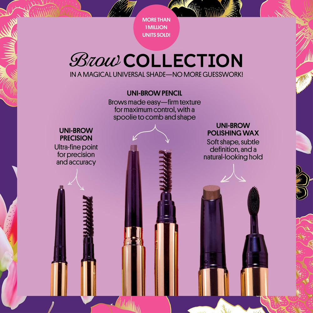Winky Lux Uni-Brow Pencil Brunette-application demonstrating natural brow enhancement