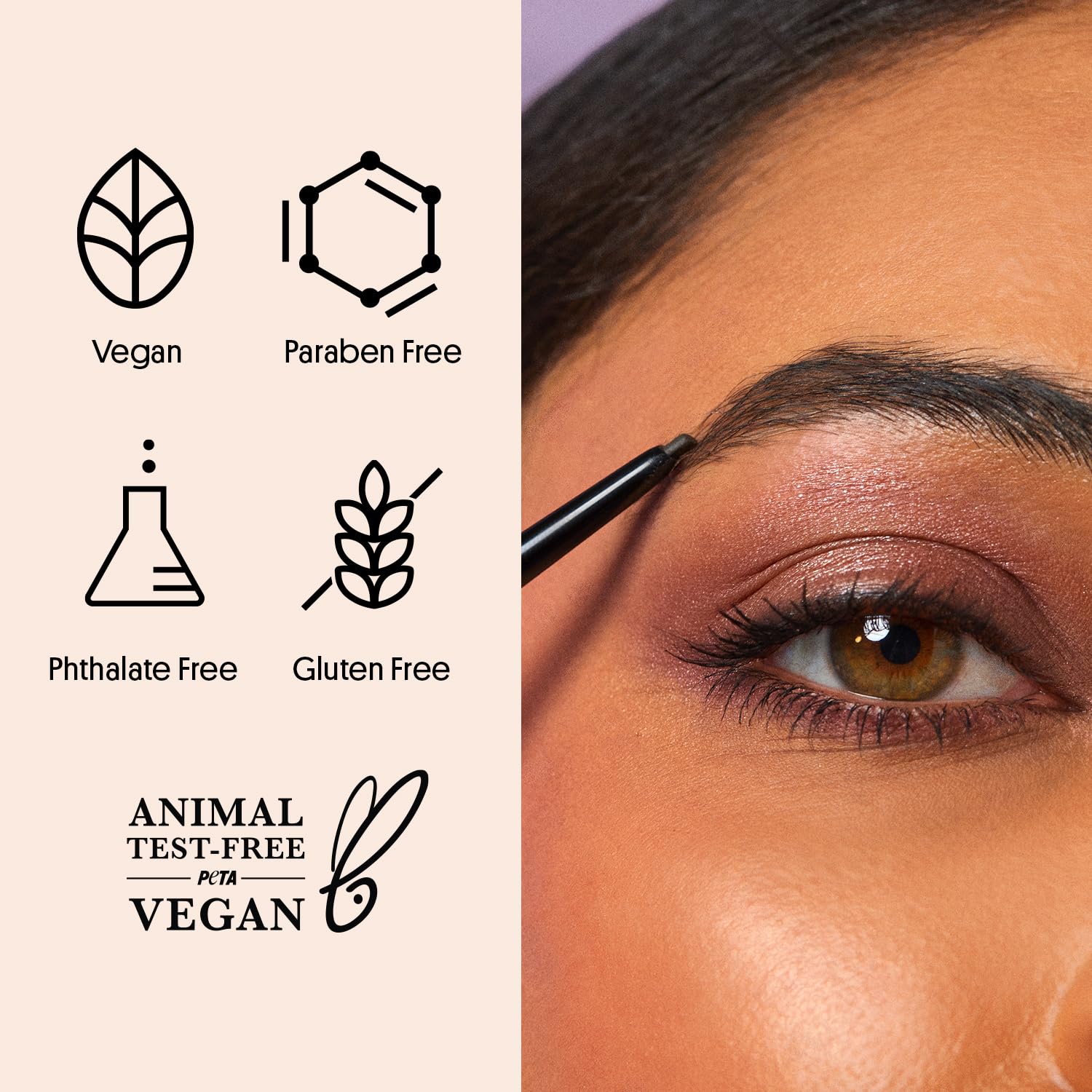 Winky Lux Uni-Brow pencil clean beauty ethics emphasize cruelty-free, vegan, plastic-neutral approach