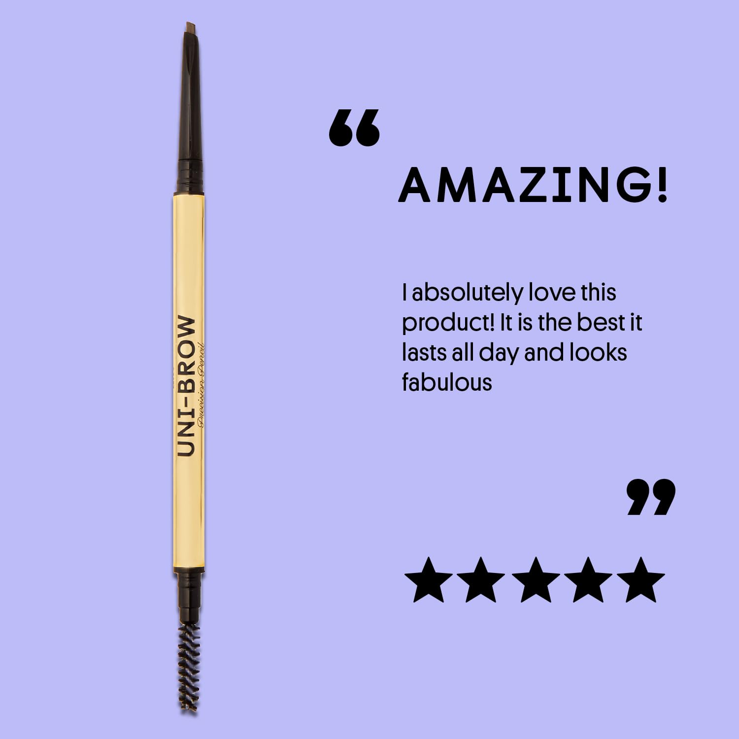 Winky Lux Uni-Brow pencil compact packaging highlights travel-ready design