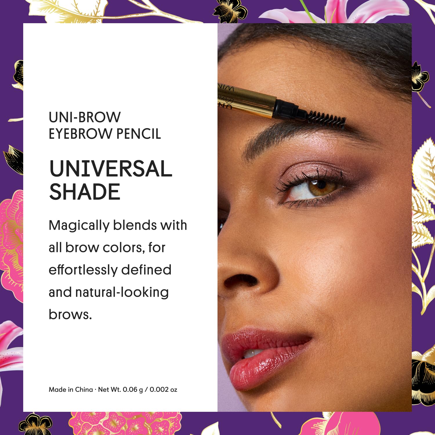 Winky Lux Uni-Brow Pencil precision-tip close-up for hair-like strokes