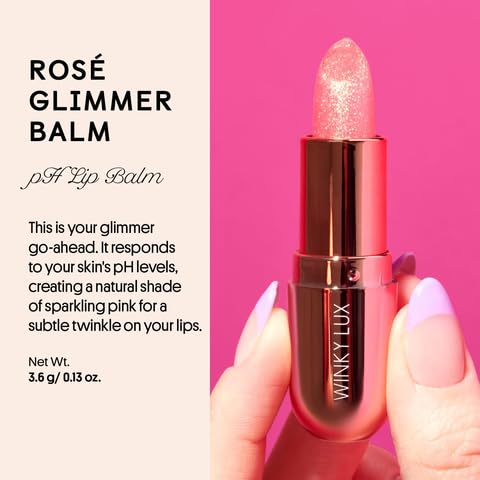 Winky Lux Glimmer Balm vanilla scent closeup highlights luxurious aroma.