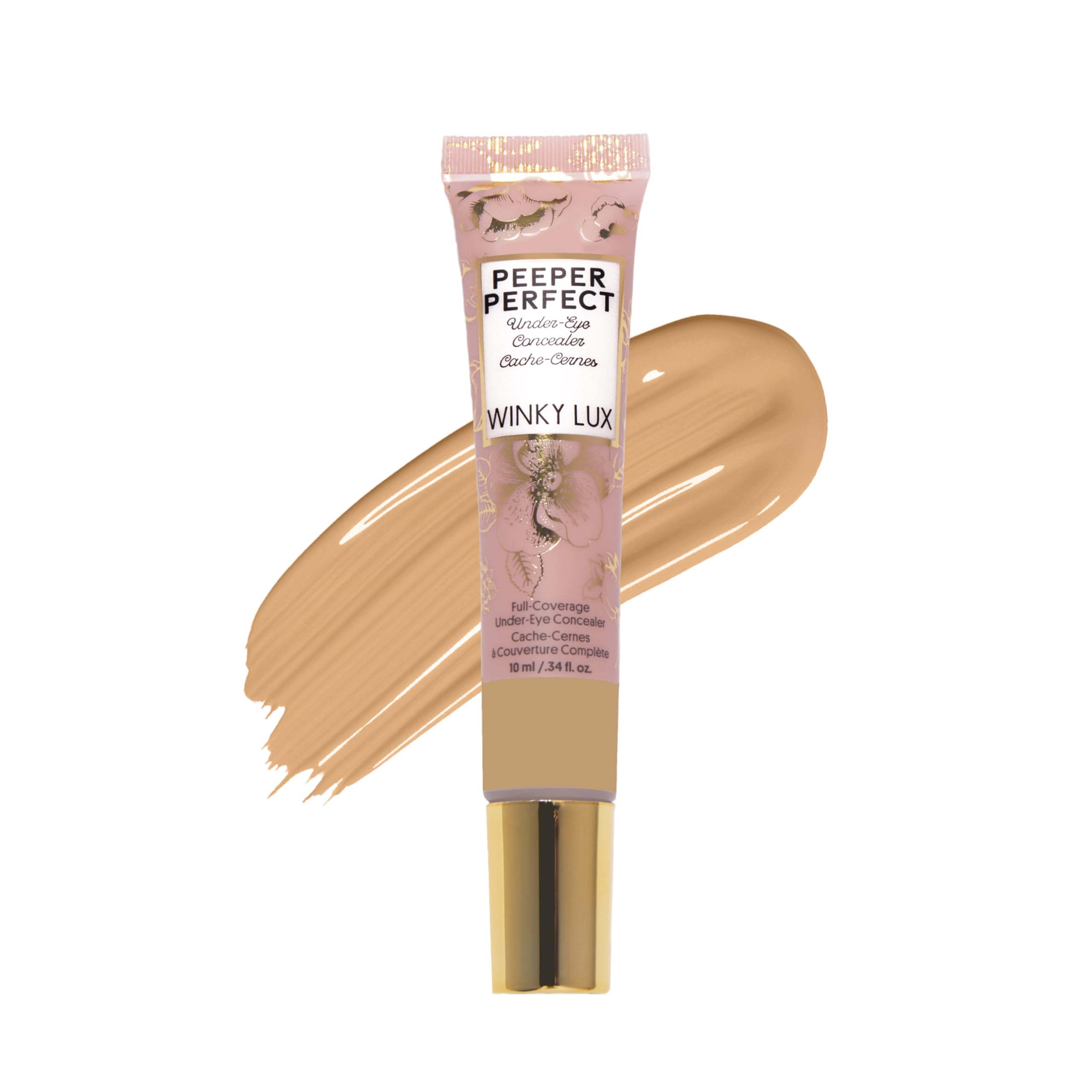 Winky Lux Peeper Perfect concealer bottle for long-wear under-eye coverage