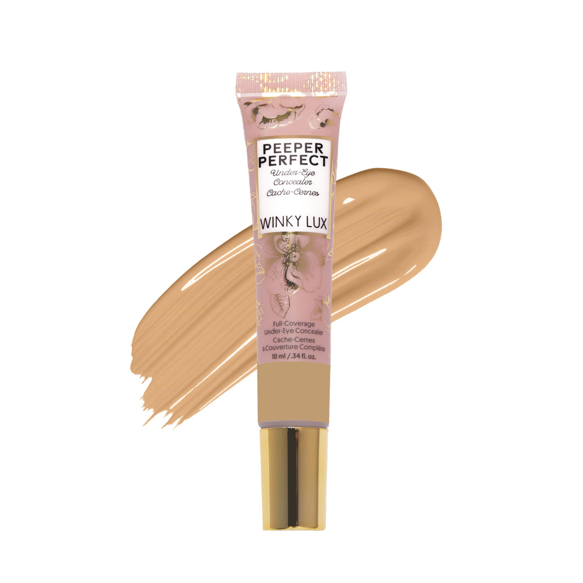 Winky Lux Peeper Perfect concealer bottle for long-wear under-eye coverage