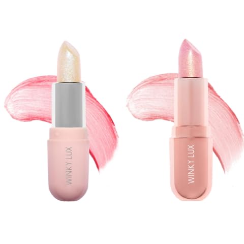Winky Lux Unicorn Glimmer Balm packaging shows premium, eco-friendly design for on-the-go hydration.