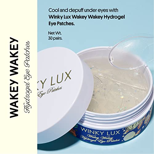 Winky Lux Wakey Wakey under-eye patches sit on the skin for puffy-free mornings.