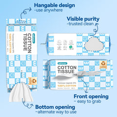 Winner hangable pack with dual openings for easy grab from any angle