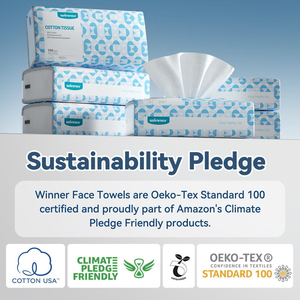 Winner Soft Face Towels 3,600 towels total across 36 bags for family use.