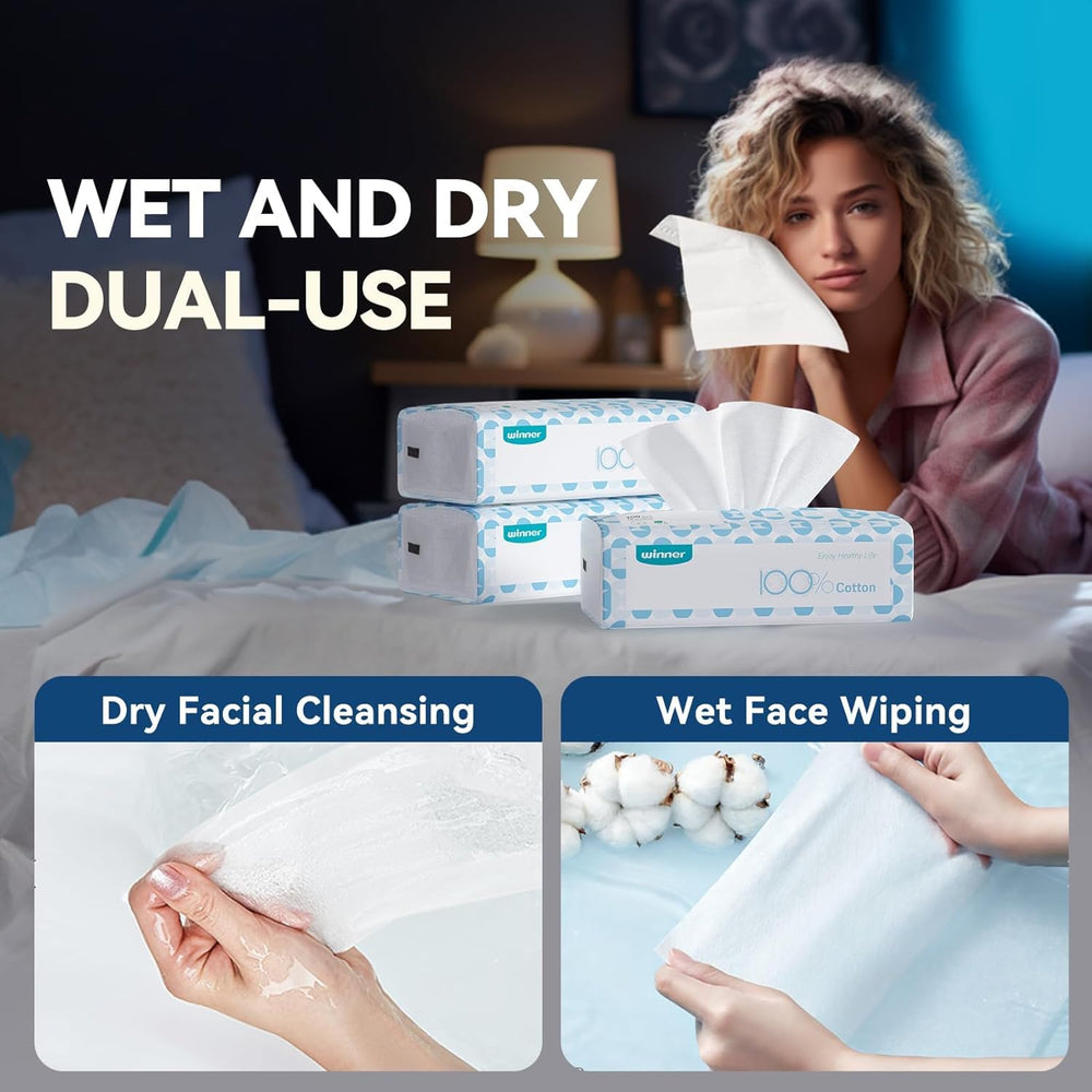 Winner Soft Face Towels USDA biobased material supports eco-conscious choice.