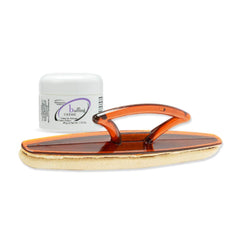 Winning Nails Chamois Buffer closeup shows smooth ridge-free natural nails.