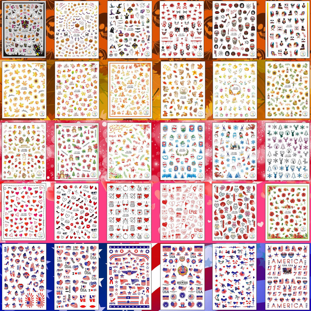 Winthrop nail stickers versatile use for phones and scrapbooks adds decor.