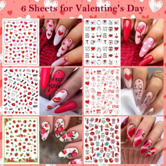 Winthrop nail stickers on nail application demonstrates easy self-adhesive use.