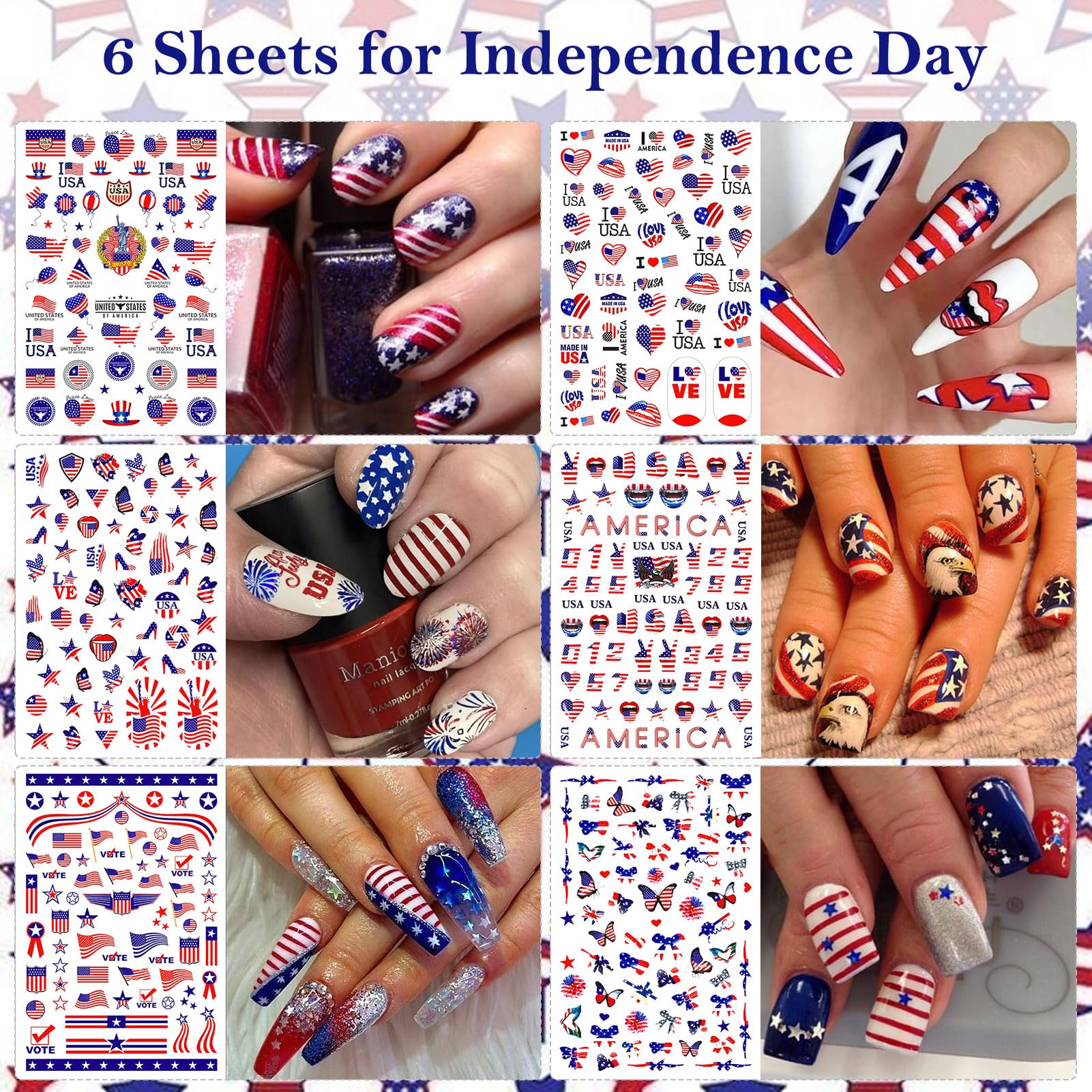Winthrop nail stickers self-adhesive application shows mess-free manicures.