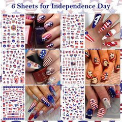 Winthrop nail stickers self-adhesive application shows mess-free manicures.