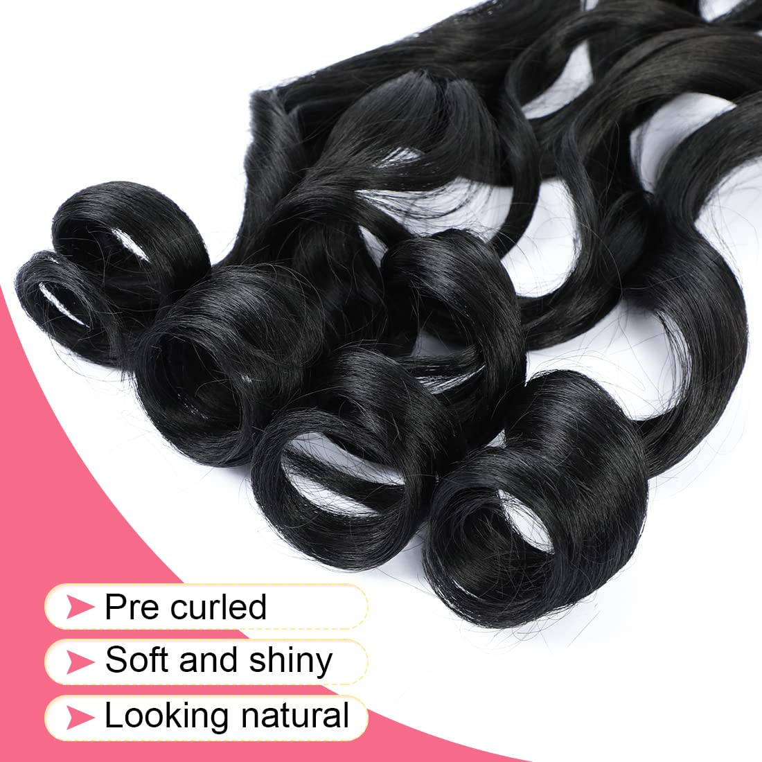 WIPPORYA black 1B color blends naturally with darker hair.