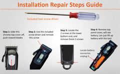 WirelessFinest installed battery in Wahl Magic Clip showing secure connector