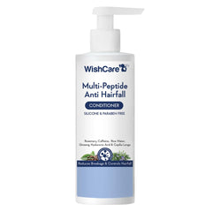 WishCare Multi-Peptide Rice Water Conditioner bottle for smoother, shinier hair